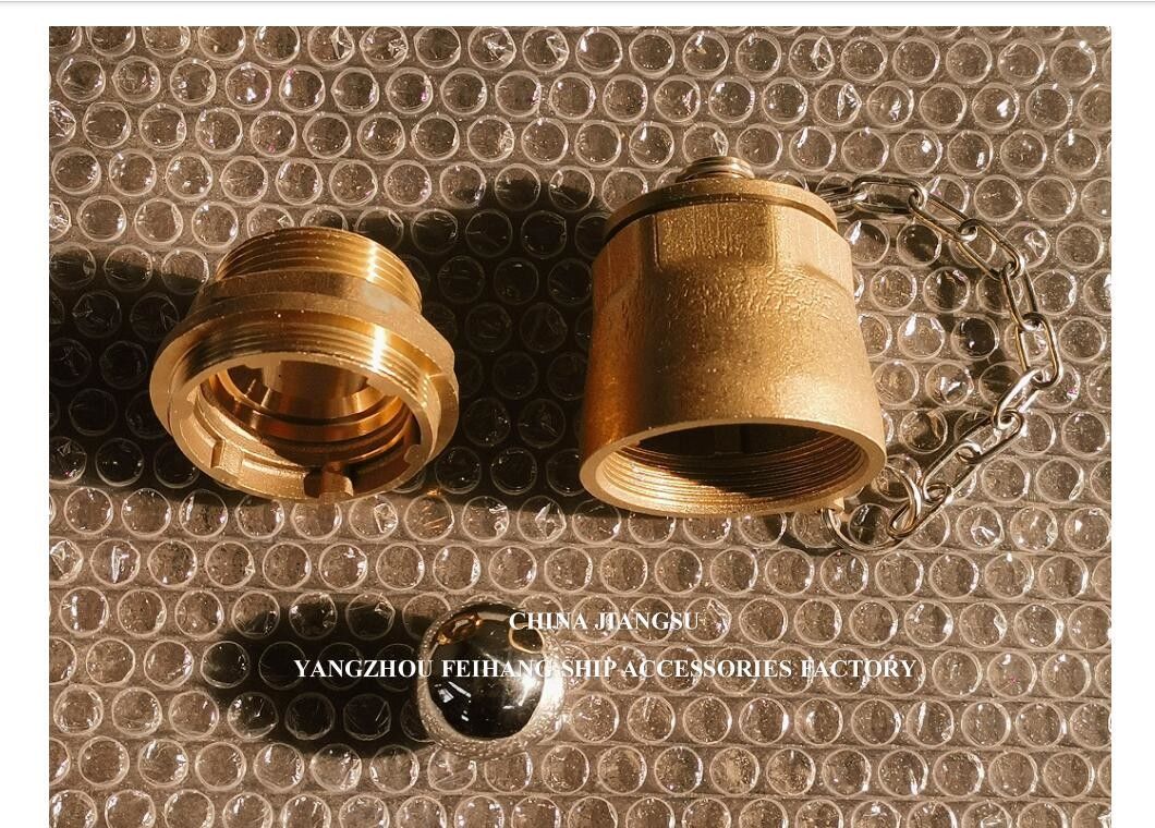 IMPA23339 FH-DN40 Valvola a sfera di scarico Corpo in ottone NPT Copertura in acciaio inossidabile sfera galleggiante