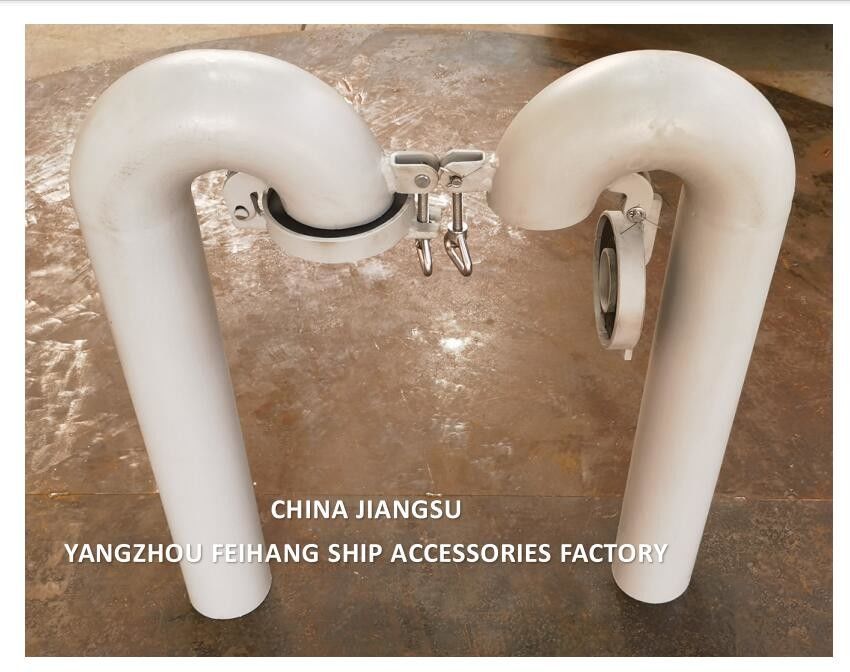 Diametro di ventilazione del collo dell'oca 100 mm, tipo rotondo, con valvola a battito (il collo dell'oca deve essere chiuso)