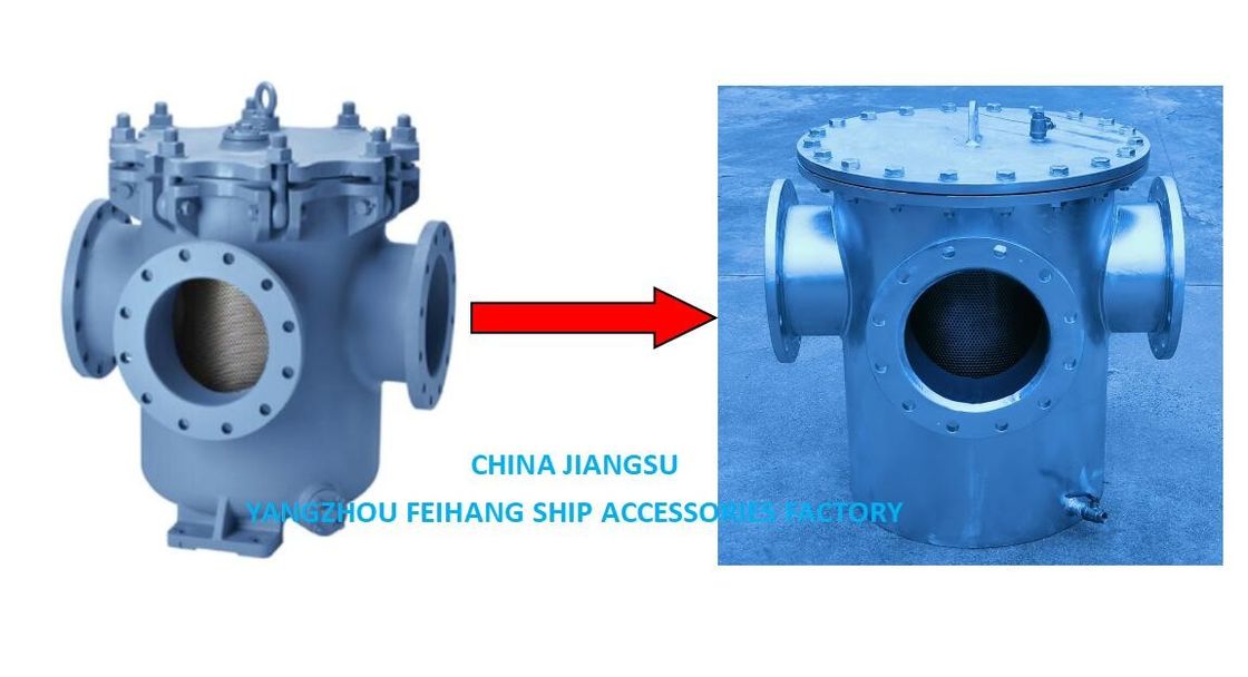 Acciaio inossidabile tipo 3 3Ways può filtrare l'acqua Flanged Design 5K o 10K Hot Galvanized / Epoxy Paint