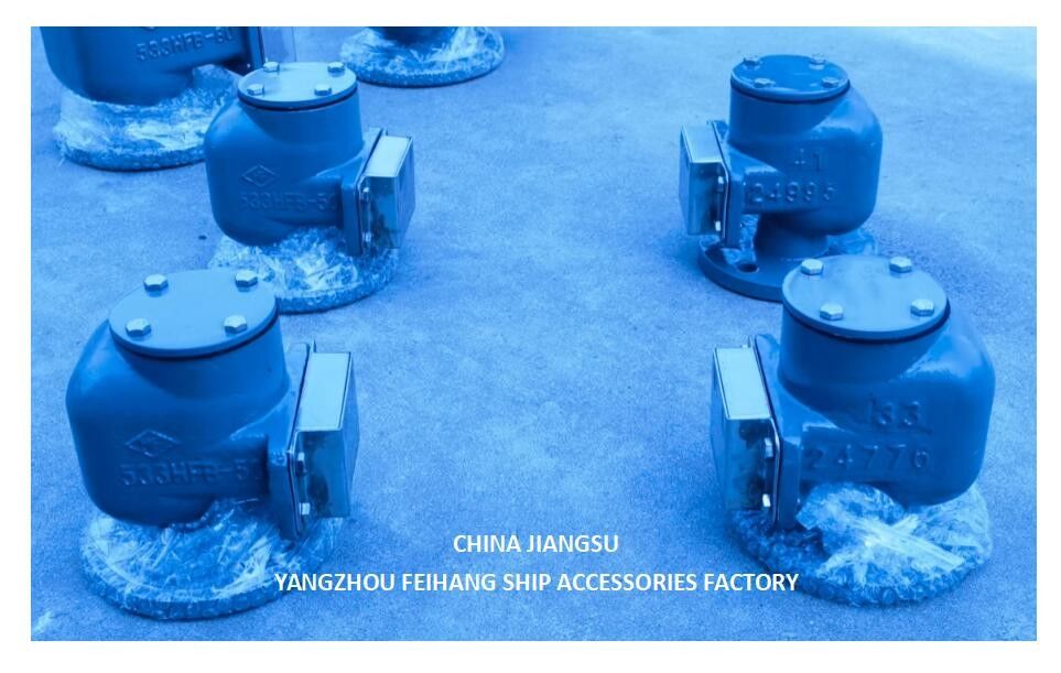 NO.533HFB-50A Testa di ventilazione per il serbatoio del picco anteriore con SUS316L FLOATER NBR GASKET 0.3MPA