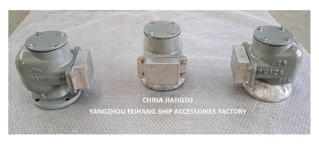 Capo di ventilazione del serbatoio di zavorra e capo del tubo di zavorra modello:533HFB-65A CON DISCO FLOTANTE SUS 316L