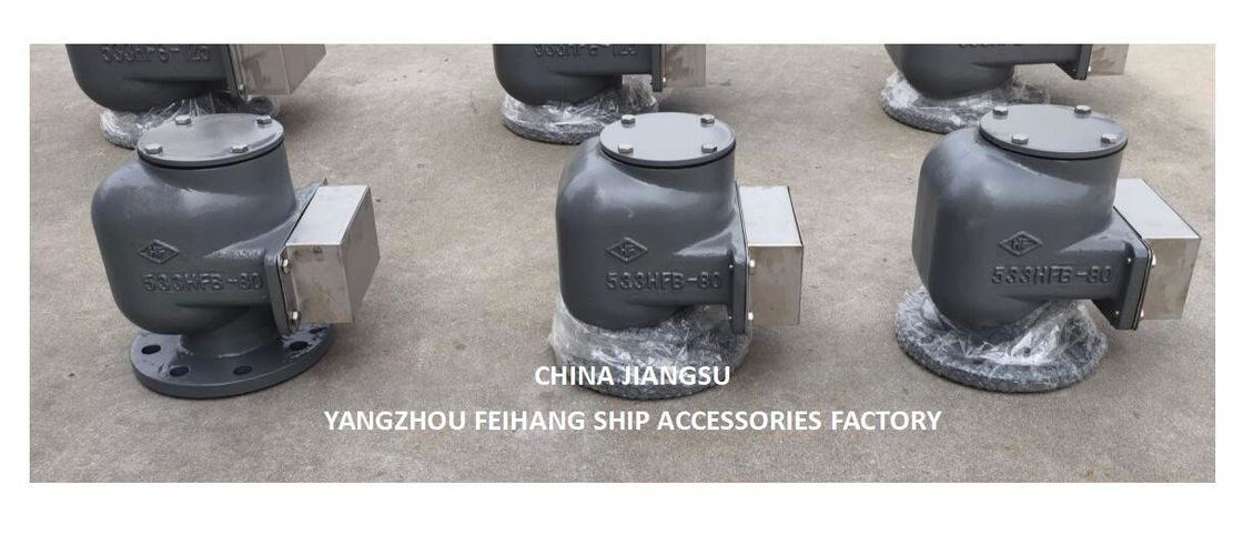 No. 533HFB-80A Testa di ventilazione per serbatoio dell'acqua di alimentazione Corpo in ghisa con galleggiante in acciaio inossidabile