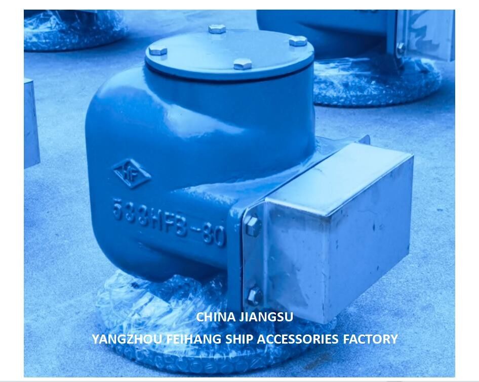 TANCO DI AIR VENTHEAD NO.533HFB-80A BILGE TANCO D'ACQUA TANCO DI AIR VENTHEAD Corpo in ghisa con galleggiante in acciaio inossidabile