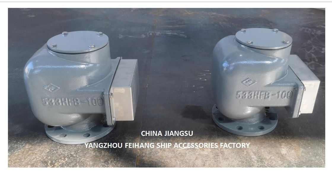 BILGE TANCO D'ACQUA VENTHEAD NO.533HFB-100A con corpo di ferro fuso