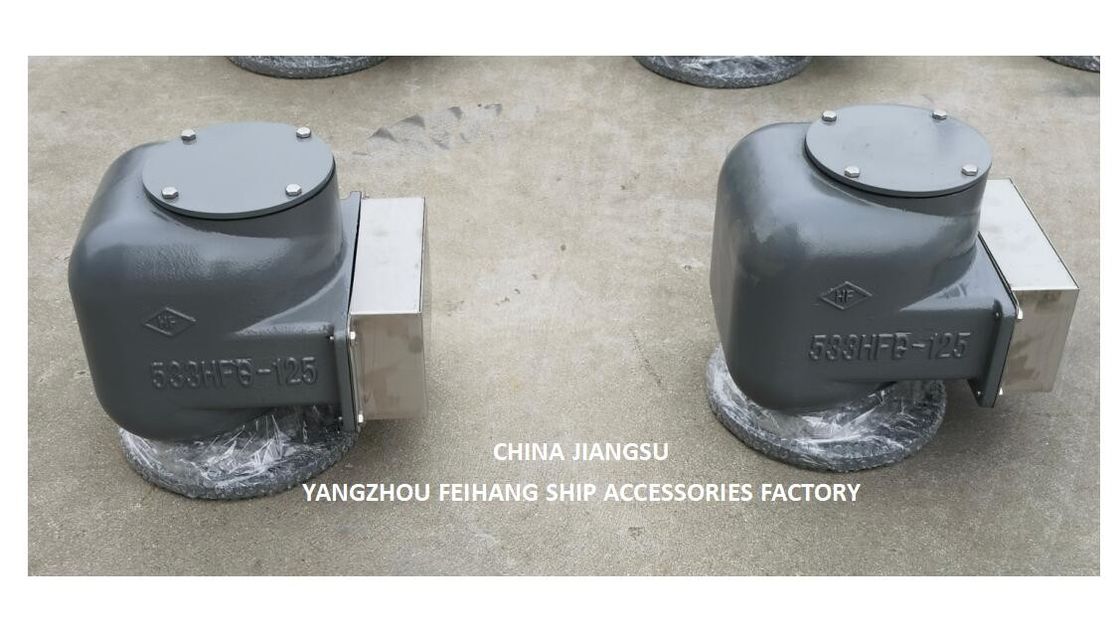 N. 533hfb-125a Testa di ventilazione e Testa di tubi d'aria per il corpo del serbatoio di zavorra ferro fuso con galleggiante in acciaio inossidabile