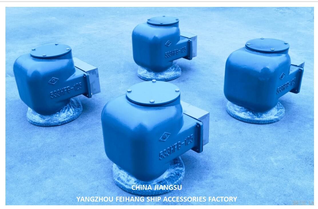 Capo di ventilazione NO.533HFB-125A PER CACCOLA DI ACQUA FRESCA Corpo di ghisa con galleggiante in acciaio inossidabile