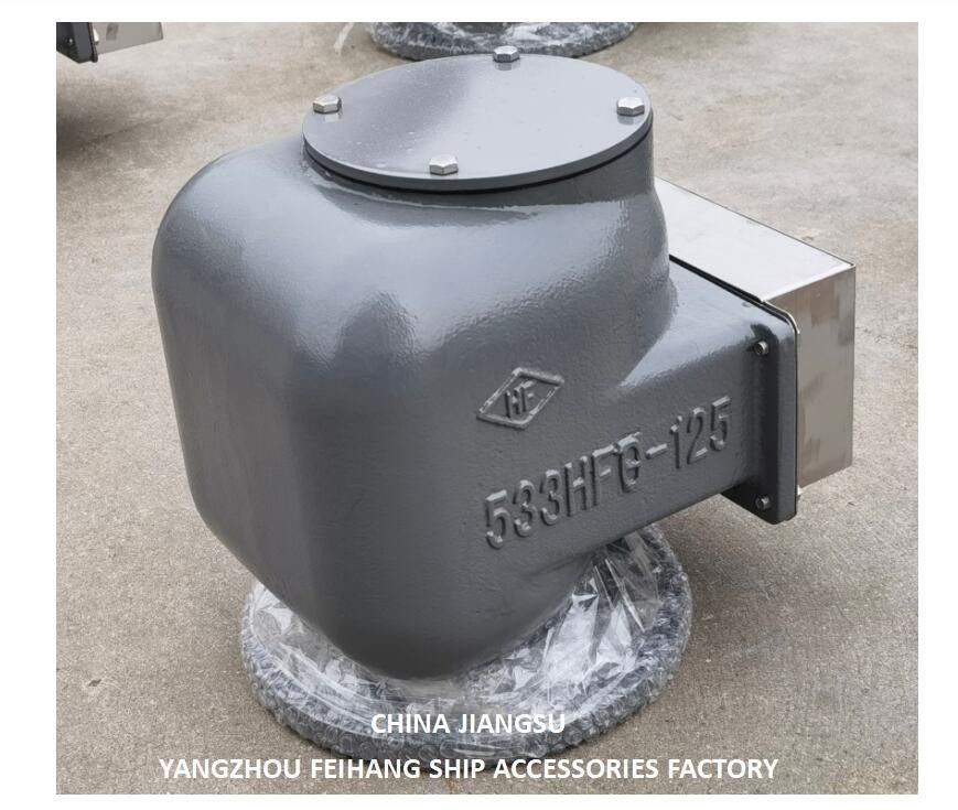 Capo di ventilazione NO.533HFB-125A PER CACCOLA DI ACQUA FRESCA Corpo di ghisa con galleggiante in acciaio inossidabile