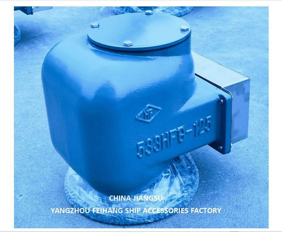 Capo di ventilazione NO.533HFB-125A PER CACCOLA DI ACQUA FRESCA Corpo di ghisa con galleggiante in acciaio inossidabile