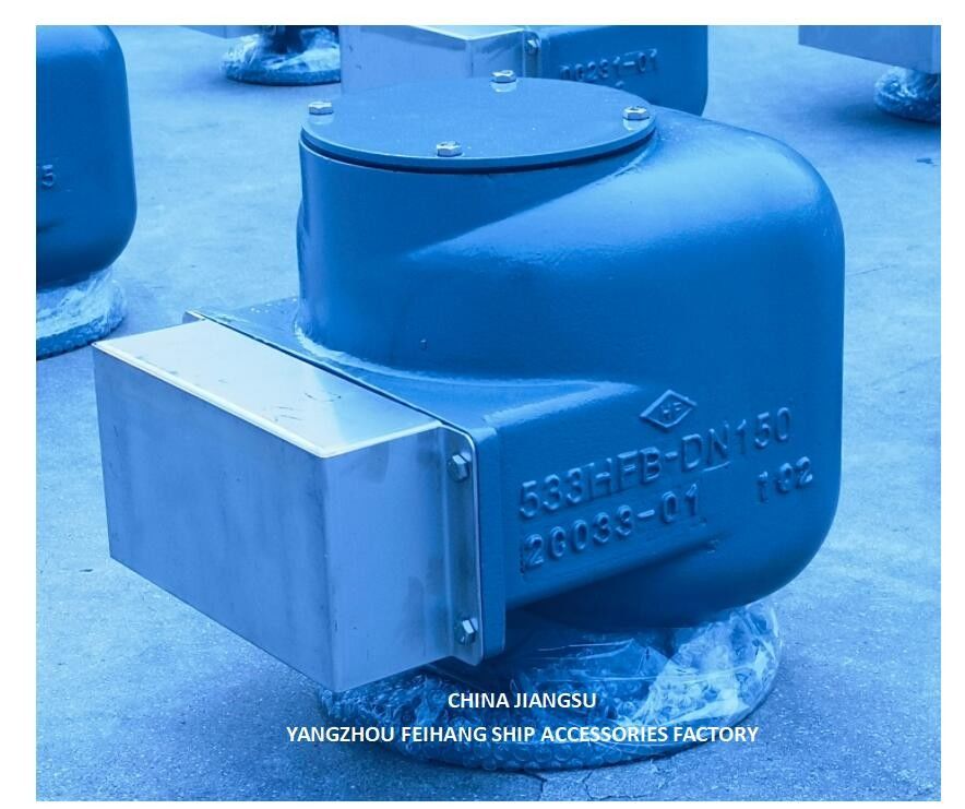 Dopo il picco del serbatoio testa di ventilazione NO.533HFB-150A testa di ventilazione dell'aria marina corpo ferro fuso con acciaio inossidabile