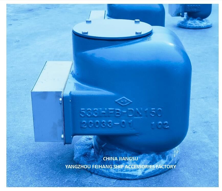 TANCHI DI BALLAST D'ACQUA TEMPO DI VENTAZIONE DELL'AIRE MODELLO-533HFB-150A TEMPO DELL'AIRPIPE MARINO Corpo di ferro fuso con acciaio inossidabile