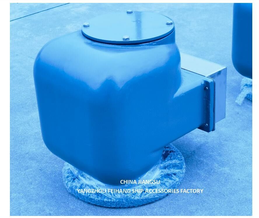 BILGE OIL W. T. VENT HEAD NO.533HFB-150A MARINE AIR PIPE HEAD BODY FAST IRON WITH STAINLESS STEEL FLAT
