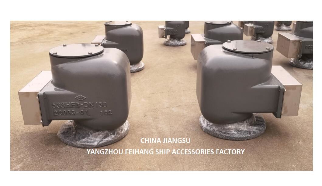Dopo il picco del serbatoio testa di ventilazione NO.533HFB-150A testa di ventilazione dell'aria marina corpo ferro fuso con acciaio inossidabile