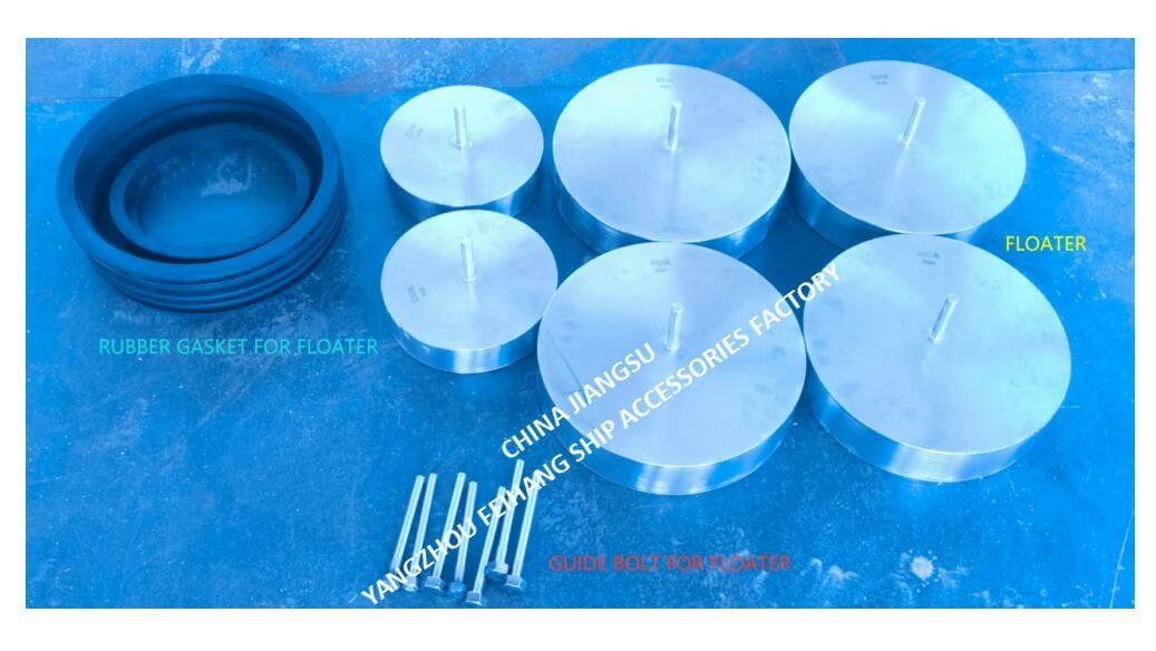 Galleggiante, completo di accessori, per la testa di ventilazione del serbatoio di zavorra, modello 533 HFB-250, materiale acciaio inossidabile 1Cr18Ni