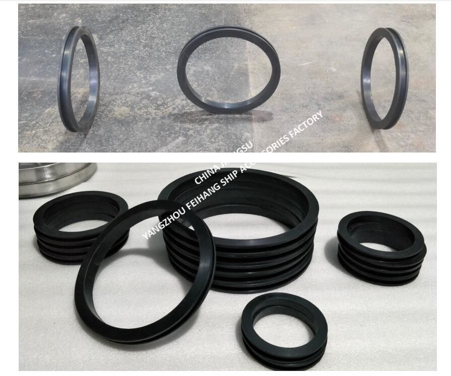 Sigillo di gomma per la testa di ventilazione del serbatoio di zavorra dell'acqua, modello 533 HFB-300, materiale NBR GASKET MAKER FEIHANG SHIP