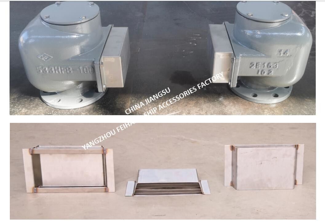 Copertura laterale per la testa del tubo d'aria n. 533HFB-300A e copertura del cofano per la testa dell'aria n. 533HFB-250A Materiale: acciaio inossidabile