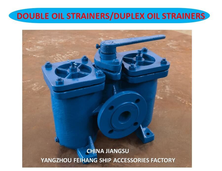 DUPLEX OIL STRAINER MODEL AS16050-0.40/0.22 CB/T425-94 per il filtro di aspirazione della pompa del lubrificante