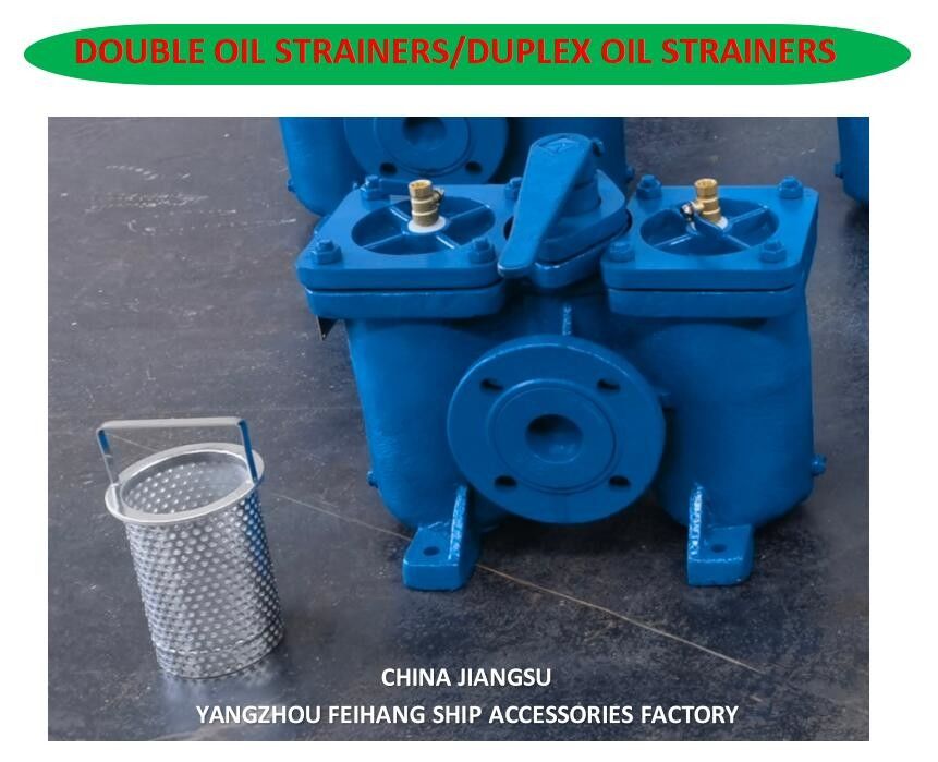 DUPLEX OIL STRAINER MODEL AS16050-0.40/0.22 CB/T425-94 per il filtro di aspirazione della pompa del lubrificante