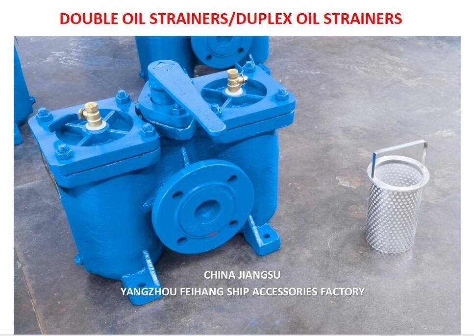 DUPLEX OIL STRAINER MODEL AS16050-0.40/0.22 CB/T425-94 per il filtro di aspirazione della pompa del lubrificante