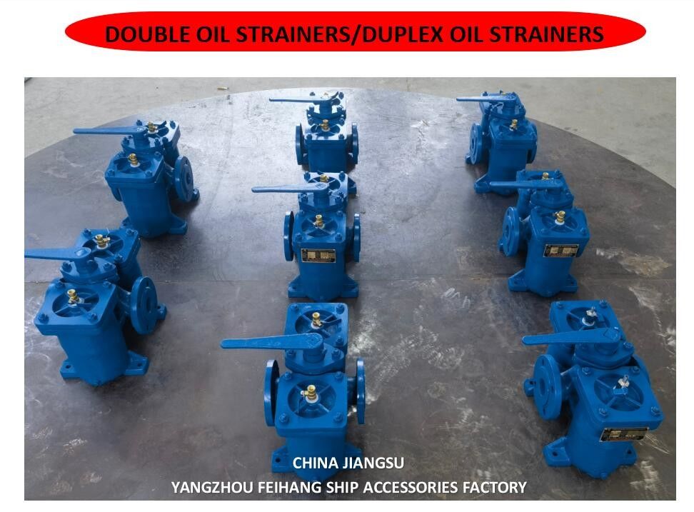 Spedizione filtri per olio duplex e filtri per olio doppi Modello AS16050 Cb/T425 Carrozzeria di filtro in ferro fuso in acciaio inossidabile