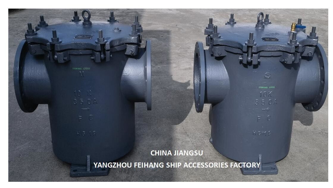 CHINA FORNITORE FILTRO D'ACQUA D'ACCACHE MARINE e STRAINERS D'ACQUA D'ACCACHE MOLDE10K-350A tipo S JISF 7121
