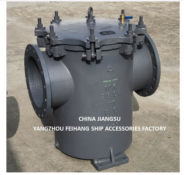 CHINA FORNITORE FILTRO D'ACQUA D'ACCACHE MARINE e STRAINERS D'ACQUA D'ACCACHE MOLDE10K-350A tipo S JISF 7121