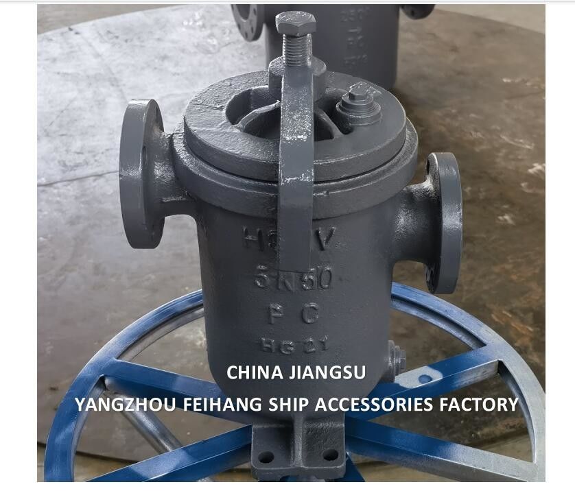 CHINA FORNIRE JIS F7209 MARINE SIMPLEX FUEL STRAINER & MARINE SINGLE FILTER corpo di ferro fuso filtro in acciaio inossidabile