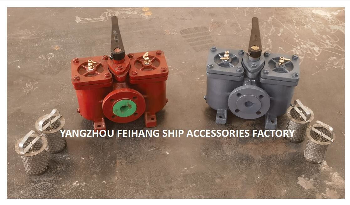 Filtro a bassa pressione per combustibile a doppia struttura con flange di ghisa Modello di filtro a bassa pressione per petrolio greggio: AS40 Cb/T425-1994