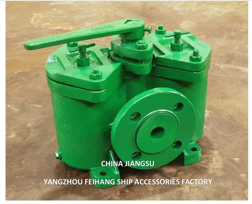 Filtro d'olio duplex con elementi di filtraggio FH16032 CB/T425 FLANGE TO FLANGE -195mm FLANGE OD140, FLANGE PCD-100m
