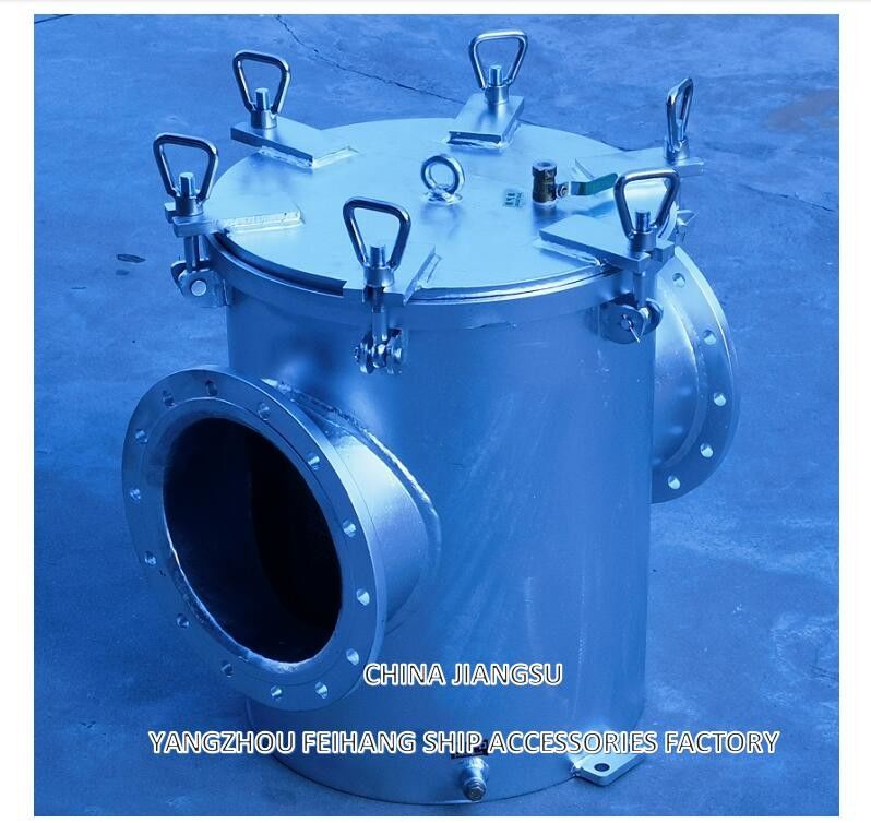 Modello di alloggiamento del filtro per acqua di mare Simplex AS250 CB/T497-1994 Corpo in acciaio al carbonio con filtro variabile in acciaio inossidabile