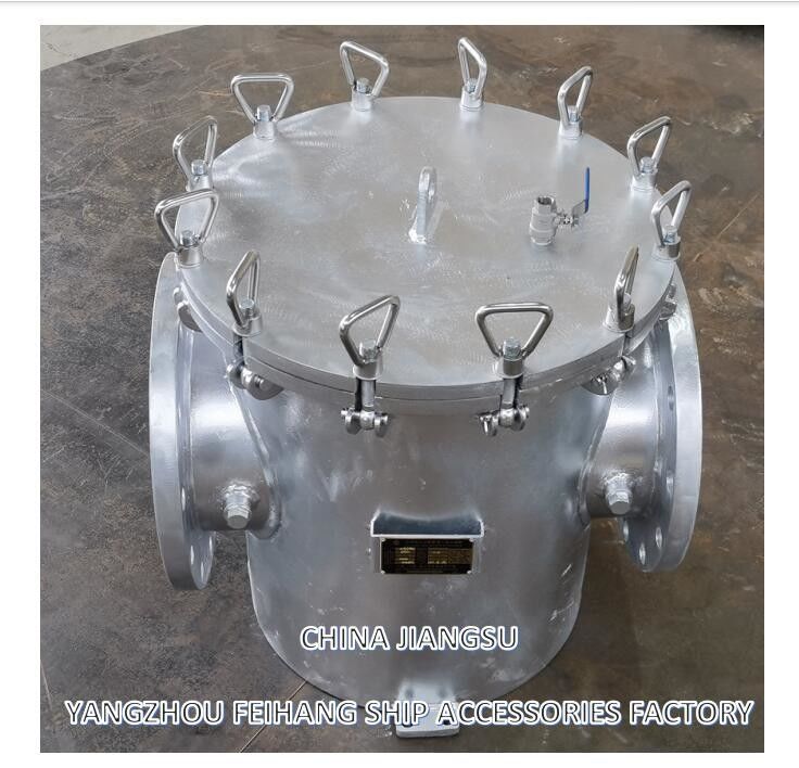 Modello di alloggiamento del filtro per acqua di mare Simplex AS250 CB/T497-1994 Corpo in acciaio al carbonio con filtro variabile in acciaio inossidabile