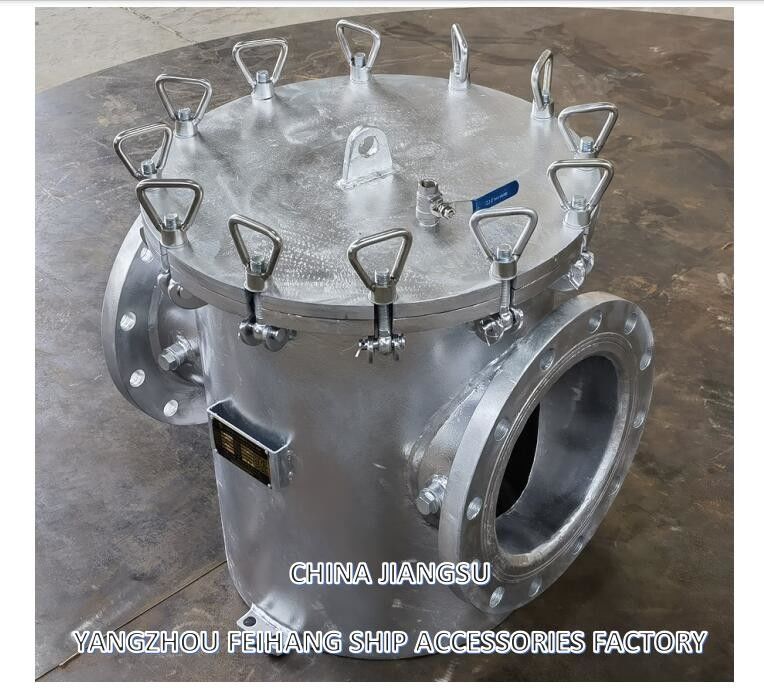 Modello di alloggiamento del filtro per acqua di mare Simplex AS250 CB/T497-1994 Corpo in acciaio al carbonio con filtro variabile in acciaio inossidabile