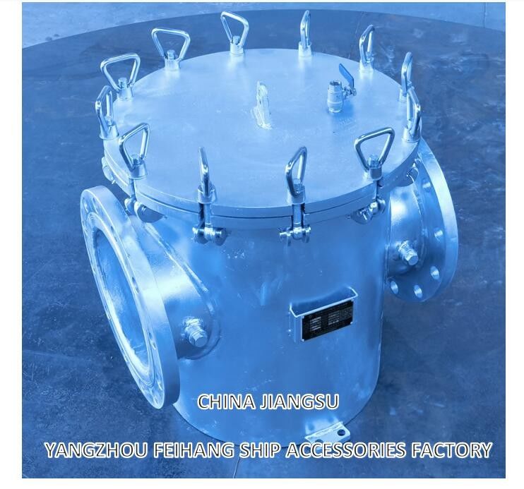 Filtro unico per l'acqua di mare - Filtro unico per l'acqua grossolana per il sistema di raffreddamento dell'acqua di mare AS250 CB/T497-1994