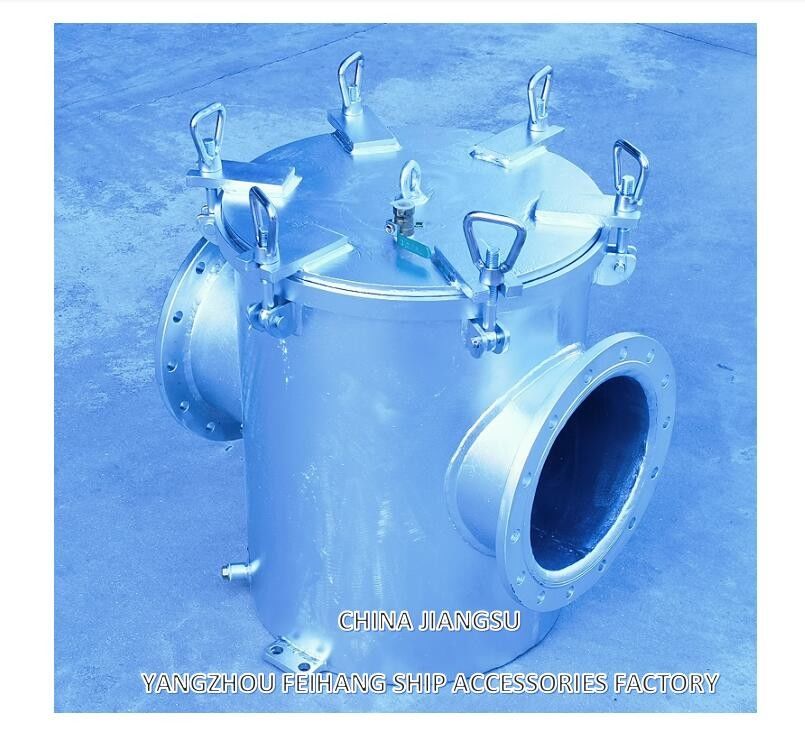 Filtro unico per l'acqua di mare - Filtro unico per l'acqua grossolana per il sistema di raffreddamento dell'acqua di mare AS250 CB/T497-1994