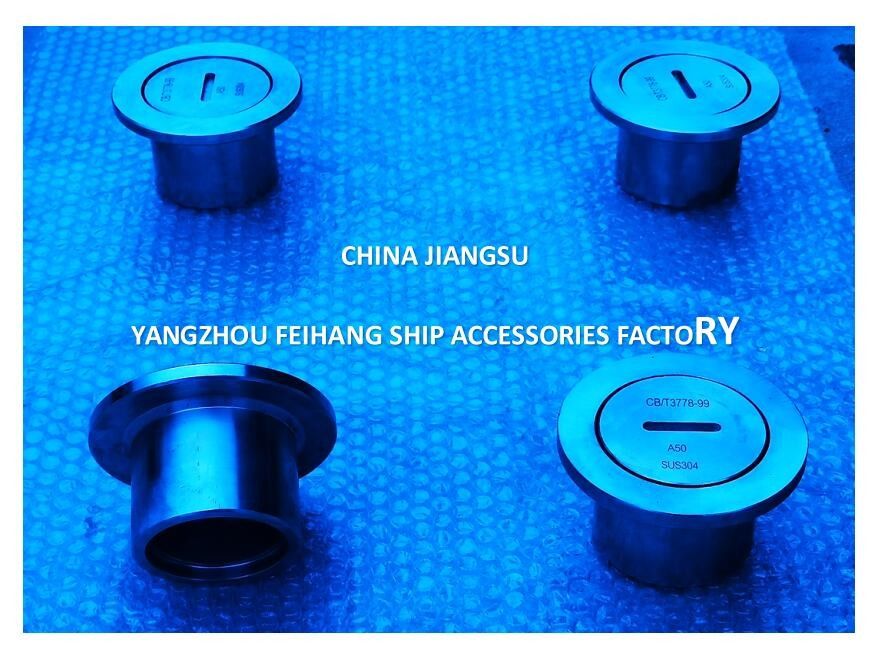 92 mm OD C-Type Marine Stainless Steel Sounding Pipe Head Standard di progettazione personalizzati