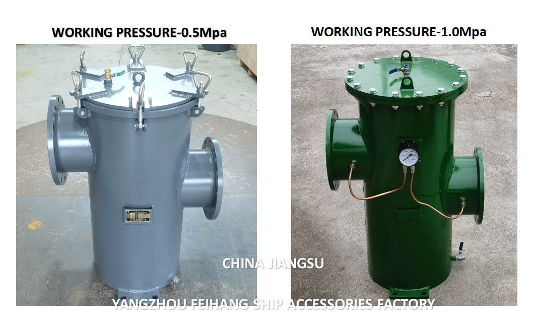 Modello fH-5K-300A Ship Standard Simplex Basket Strainer & Carbon Steel Simplex Oil Strainers