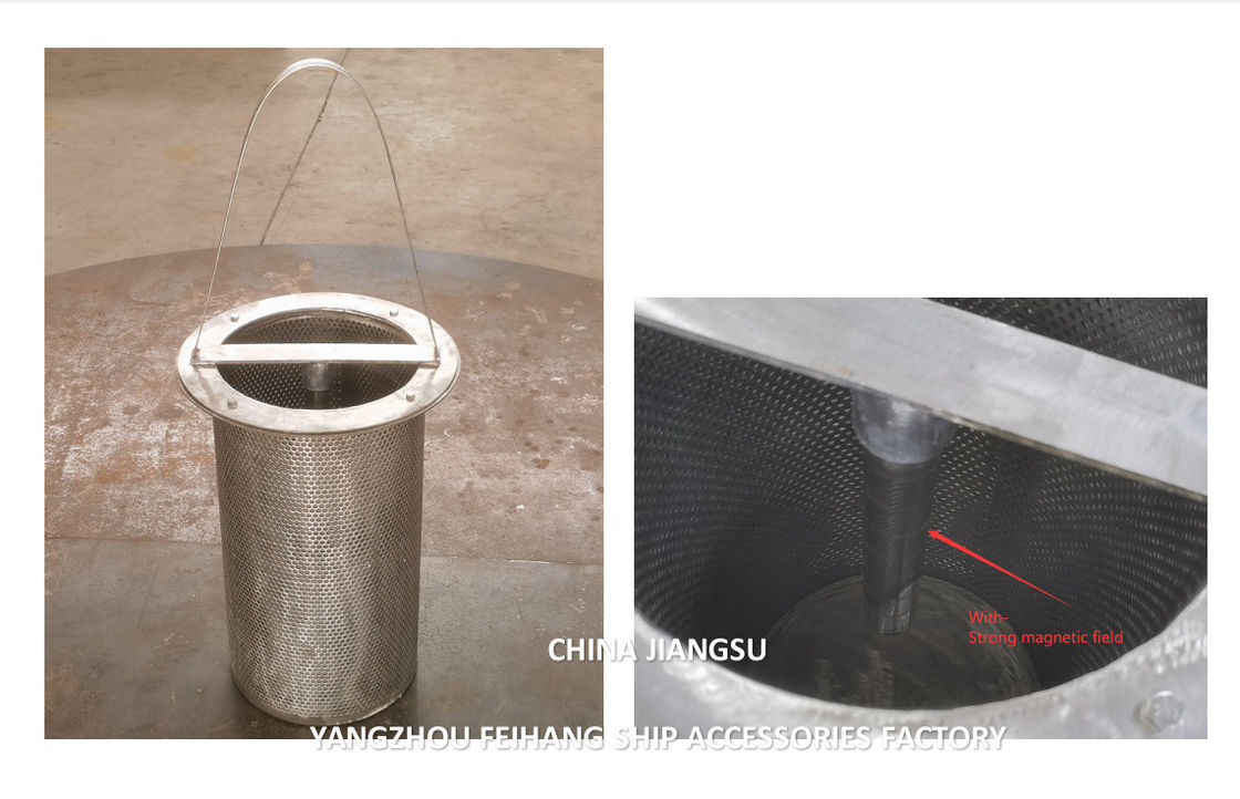 EINFACHFILTER SIMPLEX FILTRO UNICO DI OLIO DN300 PN16 FUOCO DI ACCELLIO FUOCO di acciaio inossidabile