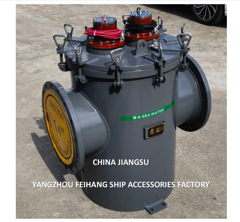 Stranieri di acqua marina modello AS350 CB/T497-2012 Corpo in acciaio al carbonio galvanizzato con sistema di prevenzione della crescita marina