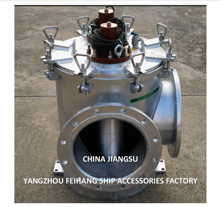 Filtro dell'acqua marina AS350 CB/T497-2012 con modello di sistema di prevenzione della crescita marina MGPS