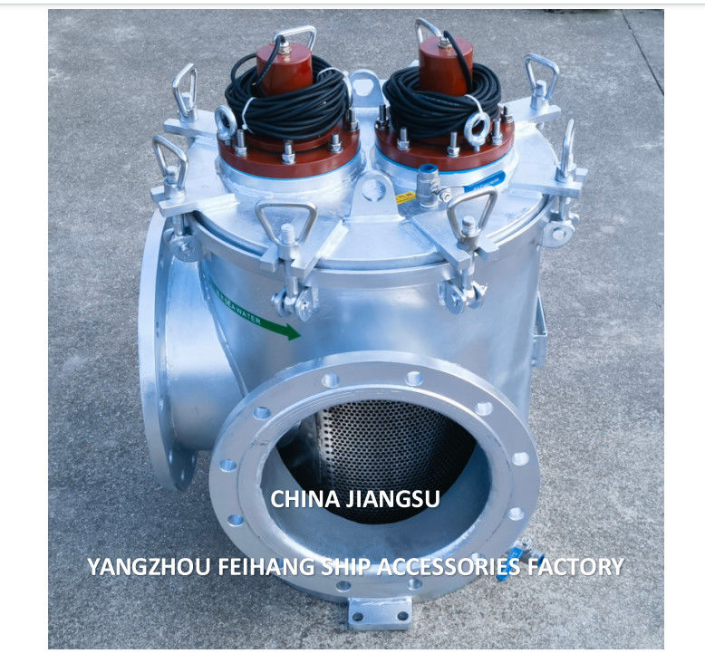 Filtro dell'acqua marina AS350 CB/T497-2012 con modello di sistema di prevenzione della crescita marina MGPS