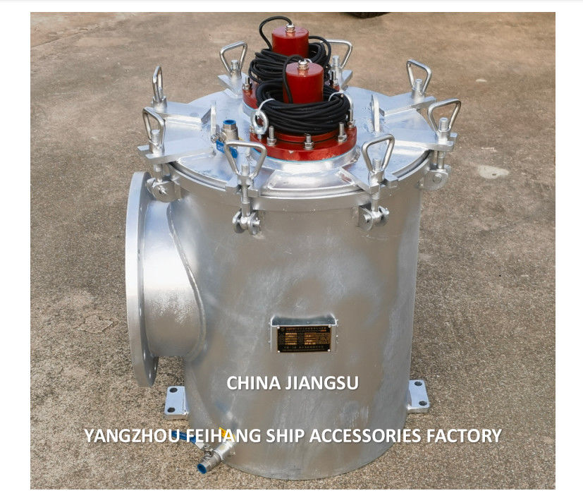 Filtri per l'acqua marina Modello BLS300 CB/T497-2012 Acciaio al carbonio galvanizzato con sistema di prevenzione della crescita marina MGPS