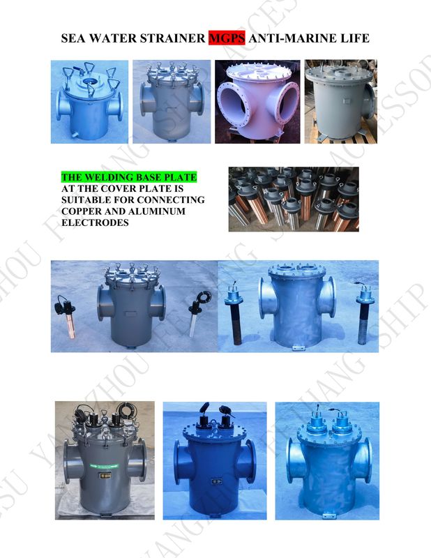 Filtro dell'acqua marina con MGPS-Sistema di prevenzione della crescita marina Modello AS350 CB/T497-2012