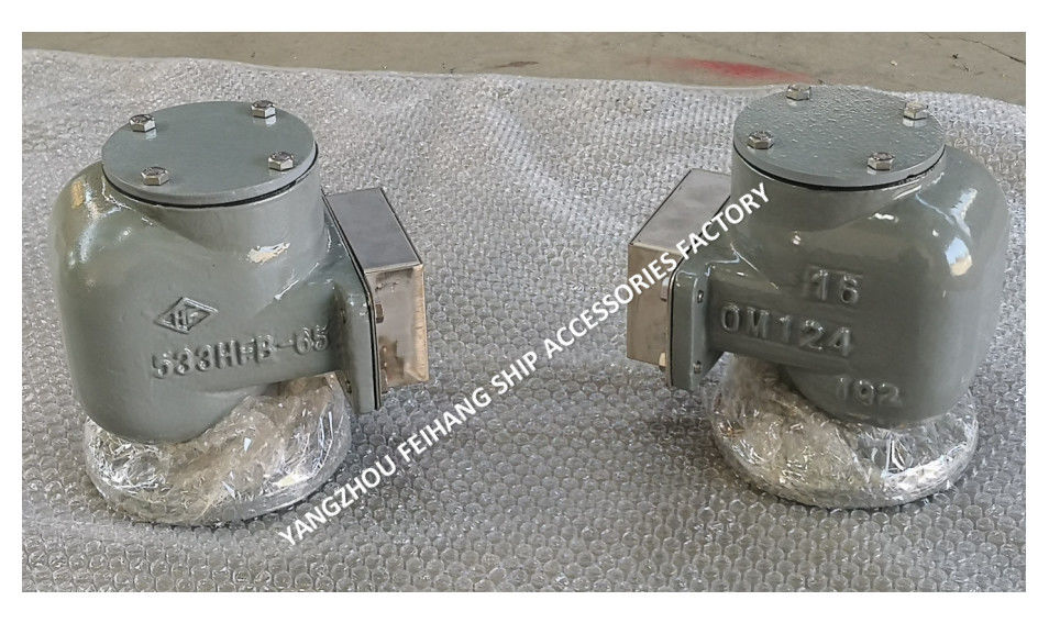 533HFB-DN65 Testa di scarico d'aria Set completo per serbatoi di acqua di zavorra Testa del tubo d'aria Modello 533hfb-65a