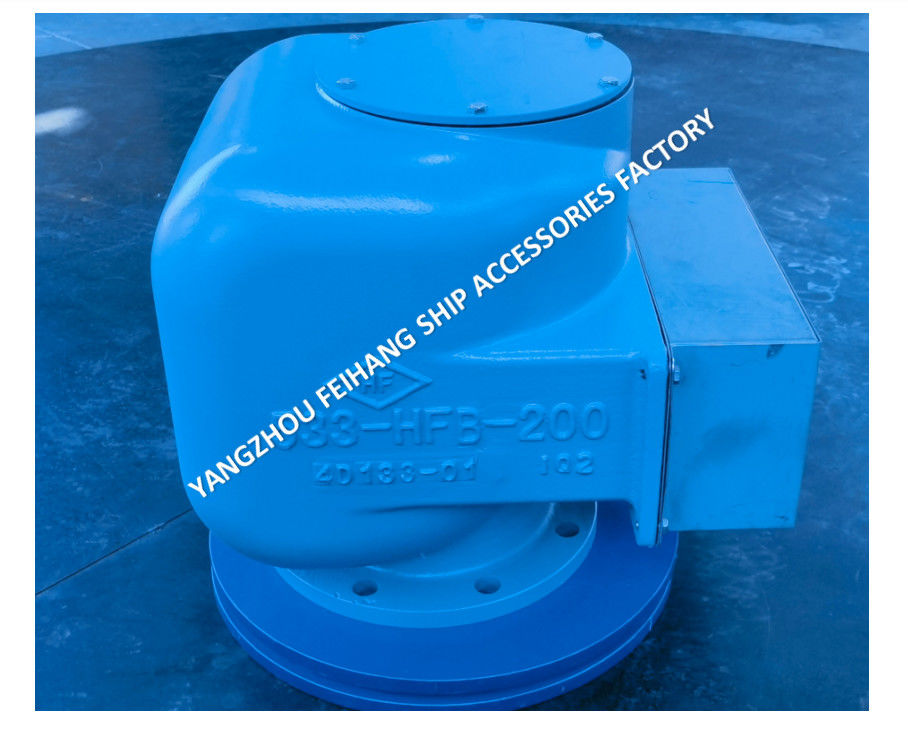 533HFB-DN200 TESTO DI VENTAZIONE AERA TIPO TIPO TANCO FLUTO TESTO DI VENTAZIONE AERA MODello 533HFB-200A