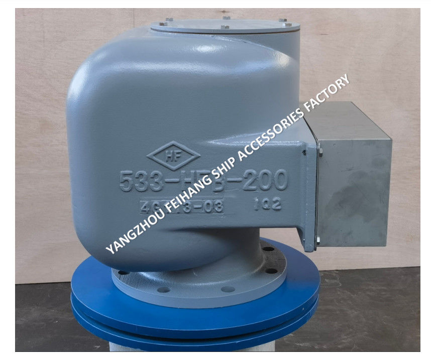 Testa di scarico dell'aria marina set completo 533HFB-200A Corpo di ferro flessibile con galleggiante in acciaio inossidabile