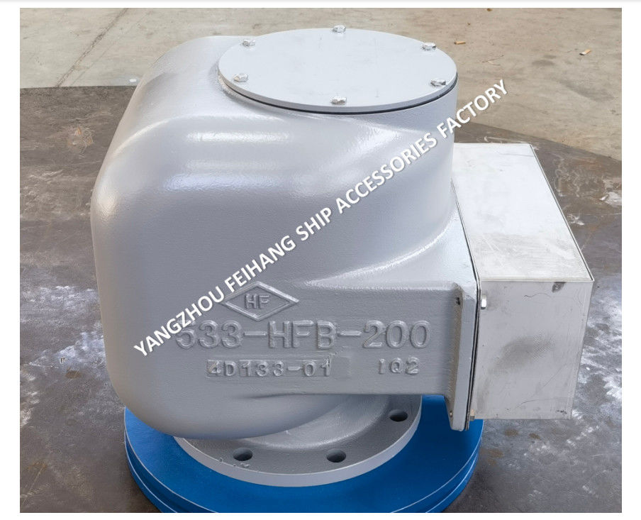 Testa di scarico dell'aria marina set completo 533HFB-200A Corpo di ferro flessibile con galleggiante in acciaio inossidabile