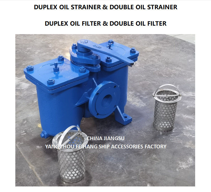 DN65 Modello di aspirazione della pompa dell'olio di combustibile DUPLEX STRAINERS / FILTER AS65-0.75/0.26 CB/T425-94