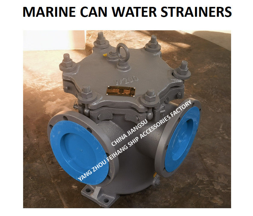 JIS 5K-200A LA-TYPE filtro di acqua in scatola marina per pompa principale di acqua di mare con cesto di filtro in acciaio inossidabile