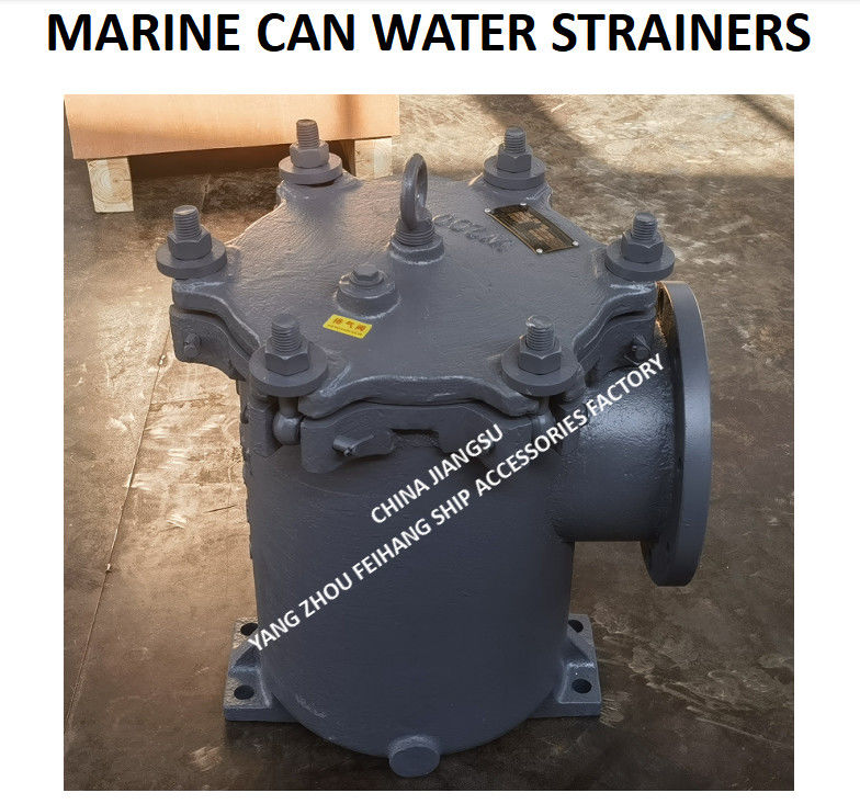 JIS 5K-200A LA-TYPE filtro di acqua in scatola marina per pompa principale di acqua di mare con cesto di filtro in acciaio inossidabile