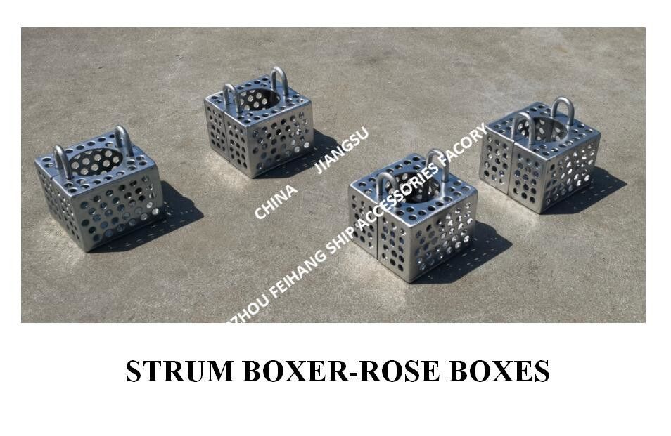 Filtro di acciaio galvanizzato Rose Box per linea di sosta FH-100A JIS F7206 Mesh-10mm