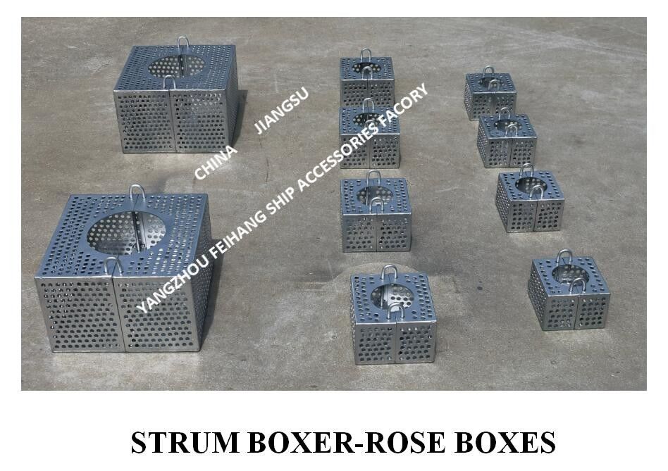 Filtro di acciaio galvanizzato Rose Box per linea di sosta FH-100A JIS F7206 Mesh-10mm